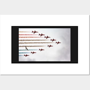 National armed forces day 27(Red arrows+one) Posters and Art